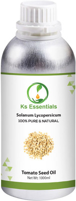

Ks Essentials 100% Pure Tomato Seed Oil (Solanum lycopersicum) Natural Therapeutic Grade(1000 ml)