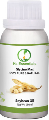 

Ks Essentials 100% Pure Soybean Oil (Glycine max) Natural Therapeutic Grade(250 ml)