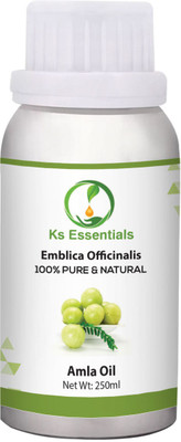 

Ks Essentials 100% Pure Amla Oil(Emblica officinalis) Natural Therapeutic Grade(250 ml)
