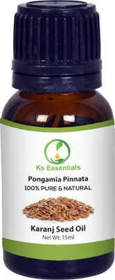 

Ks Essentials 100% Pure Karanj Seed Oil (Pongamia pinnata) Natural Therapeutic Grade(15 ml)