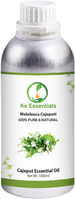 

Ks Essentials 100% Pure Cajeput Essential Oil (Melaleuca cajeputi) Natural Therapeutic Grade(1000 ml)