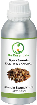 

Ks Essentials 100% Pure Benzoin Essential Oil (Styrax benzoin) Natural Therapeutic Grade(500 ml)