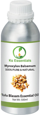 

Ks Essentials 100% Pure Tolu Balsam Essential Oil (Myroxylon balsamum) Natural Therapeutic Grade Steam Distilled(500 ml)