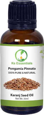 

Ks Essentials 100% Pure Karanj Seed Oil (Pongamia pinnata) Natural Therapeutic Grade(30 ml)