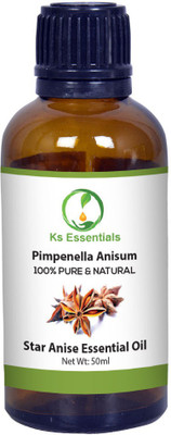 

Ks Essentials 100% Pure Star Anise Essential oil (Pimpenella anisum) Natural Therapeutic Grade(50 ml)