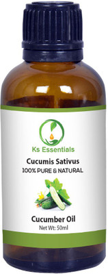 

Ks Essentials 100% Pure Cucumber Oil (Cucumis sativus) Natural Therapeutic Grade(50 ml)