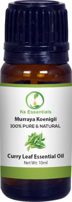

Ks Essentials 100% Pure Curry Leaf Patta Essential Oil (Murraya Koenigii)Aromatherapy & Therapeutic Grade(10 ml)