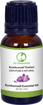 

Ks Essentials 100% Pure Kumkumadi Oil (Kumkumadi Thailam) Pure & Natural(15 ml)