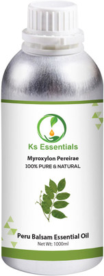 

Ks Essentials 100% Pure Peru Balsam Essential Oil (Myroxylon pereirae) Natural Therapeutic Grade(1000 ml)