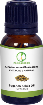 

Ks Essentials 100% Pure Sugandh Kokila Oil (Cinnamomum glaucescens) Natural Therapeutic Grade(15 ml)