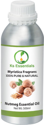 

Ks Essentials 100% Pure Nutmeg Essential Oil (Myristica fragrans) Natural Therapeutic Grade(500 ml)