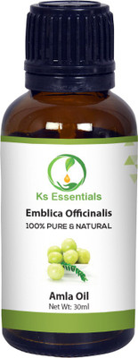 

Ks Essentials 100% Pure Amla Oil(Emblica officinalis) Natural Therapeutic Grade(30 ml)