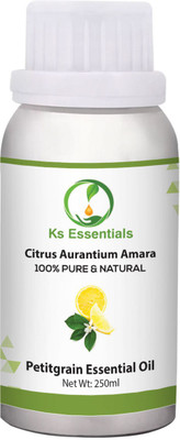 

Ks Essentials 100% Pure Petitgrain Essential Oil (Citrus aurantium amara) Natural Therapeutic Grade(250 ml)