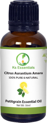 

Ks Essentials 100% Pure Petitgrain Essential Oil (Citrus aurantium amara) Natural Therapeutic Grade(30 ml)