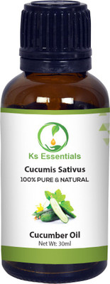 

Ks Essentials 100% Pure Cucumber Oil (Cucumis sativus) Natural Therapeutic Grade(30 ml)