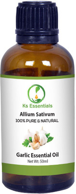 

Ks Essentials 100% Pure Garlic Essential Oil Natural, Undiluted for Skin & hair(50 ml)