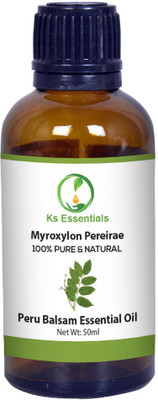 

Ks Essentials 100% Pure Peru Balsam Essential Oil (Myroxylon pereirae) Natural Therapeutic Grade(50 ml)