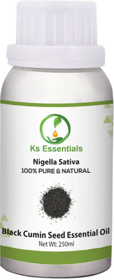 

Ks Essentials 100% Pure Black Cumin Seed Essential Oil (Nigella Sativa) Pure and Natural(250 ml)