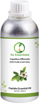 

Ks Essentials 100% Pure Copaiba Essential Oil (Copaifera officinalis) Natural Therapeutic Grade(1000 ml)