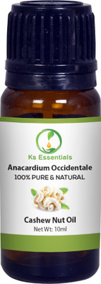 

Ks Essentials 100% Pure Cashew Nut Oil (Anacardium occidentale) Natural Therapeutic Grade(10 ml)