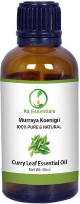 

Ks Essentials 100% Pure Curry Leaf Patta Essential Oil (Murraya Koenigii)Aromatherapy & Therapeutic Grade(50 ml)