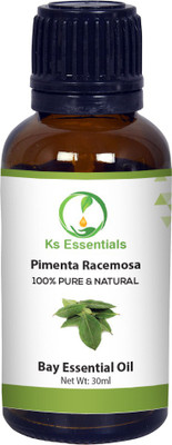 

Ks Essentials 100% Pure Bay Essential Oil (Pimenta racemosa) Natural Therapeutic Grade(30 ml)