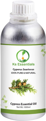 

Ks Essentials 100% Pure Cypress Essential Oil Natural & Undiluted(1000 ml)