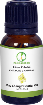 

Ks Essentials 100% Pure May Chang Essential Oil (Litsea cubeba) Natural Therapeutic Grade Steam Distilled(15 ml)