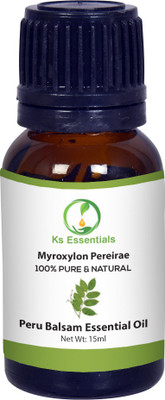 

Ks Essentials 100% Pure Peru Balsam Essential Oil (Myroxylon pereirae) Natural Therapeutic Grade(15 ml)