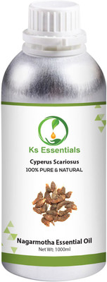 

Ks Essentials 100% Pure Nagarmotha Essential Oil (Cyperus scariosus) Natural Therapeutic Grade(1000 ml)