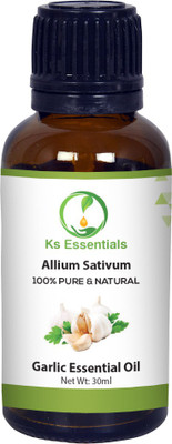 

Ks Essentials 100% Pure Garlic Essential Oil Natural, Undiluted for Skin & hair(30 ml)