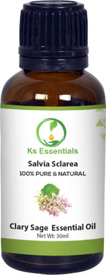 

Ks Essentials 100% Pure Clary Sage Essential Oil (Salvia Sclarea) Pure and Natural(30 ml)