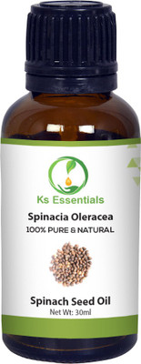 

Ks Essentials 100% Pure Spinach Seed Oil (Spinacia oleracea) Natural Therapeutic Grade(30 ml)
