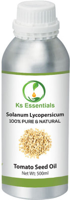 

Ks Essentials 100% Pure Tomato Seed Oil (Solanum lycopersicum) Natural Therapeutic Grade(500 ml)
