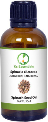 

Ks Essentials 100% Pure Spinach Seed Oil (Spinacia oleracea) Natural Therapeutic Grade(50 ml)