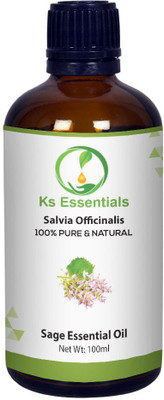 

Ks Essentials 100% Pure Sage Essential Oil (Salvia Officinalis) Natural & Undiluted(100 ml)