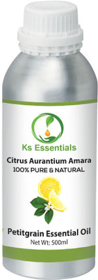 

Ks Essentials 100% Pure Petitgrain Essential Oil (Citrus aurantium amara) Natural Therapeutic Grade(500 ml)