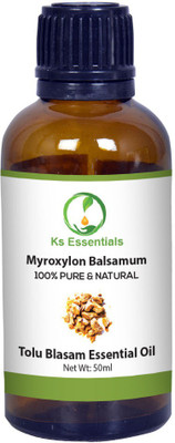 

Ks Essentials 100% Pure Tolu Balsam Essential Oil (Myroxylon balsamum) Natural Therapeutic Grade Steam Distilled(50 ml)