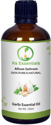 

Ks Essentials 100% Pure Garlic Essential Oil Natural, Undiluted for Skin & hair(100 ml)