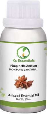 

Ks Essentials 100% Pure Aniseed Essential Oil (Pimpinella anisum) Natural Therapeutic Grade(250 ml)