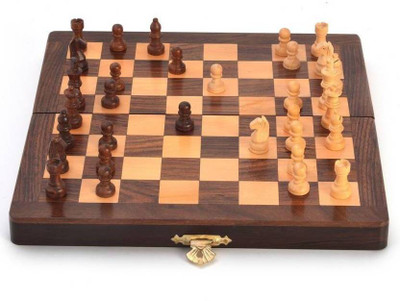 

Aafiya handicrafts Af0660 wooden chess board Board Game