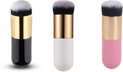 CETC Foundation Brush/Blush Brush, Set of 3(Pack of 3)