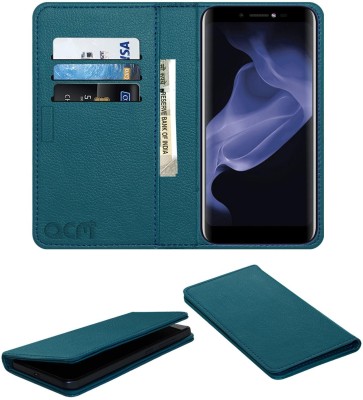 ACM Flip Cover for Micromax Bharat 5 Infinity Edition(Blue, Cases with Holder, Pack of: 1)