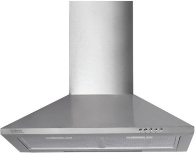 

Hindware Clara Neo SS 60 ,DECORATIVE CHIMNEY,Stainless Steel/ Inox,Push Button Control,,High Air Flow, Wall Mounted Chimney(Silver 700 CMH)