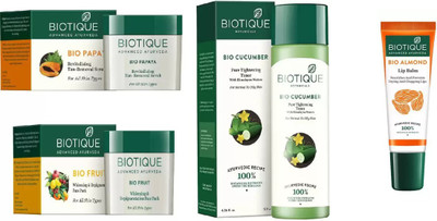 

BIOTIQUE BIO combo kit , LIP BALM(Set of 4)