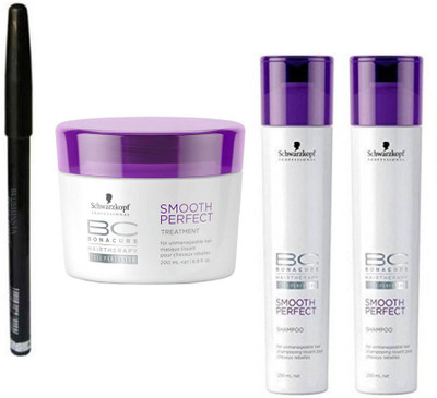 

blushinsta smooth perfect 200ml, smooth perfect shampoo 250ml, eyebrow pencil(Set of 4)