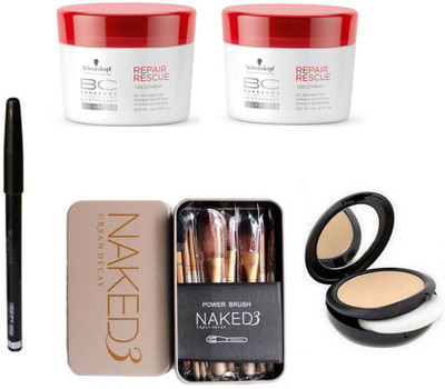 

blushinsta repair rescue 2, brush compact powder, eyebrow pencil(Set of 5)