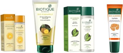 

BIOTIQUE BIO SUNCARE REGIME , LIP BALM(Set of 4)