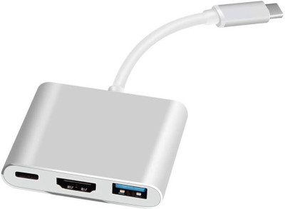 

Wofier Usb 3.1 Type-C To Hdtv Hdmi Adapter 4K/Usb3.0/Type C Convertor Cable Adapter HDMI Cable(Compatible with Computer, Macbook, Chromebook, HDTV, Projector, Moniter, Silver)
