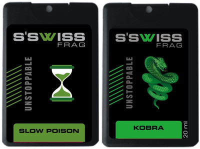 

S'SWISS slow poison and kobra combo Pack - 40 ml Pocket Perfume - For Men & Women(40 ml, Pack of 2)